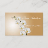 Carte De Visite Magnifique Belle Orchidée Parfaite (Devant)