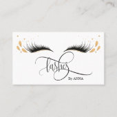 Carte De Visite Magnifique longue Lash Extension Maquillage (Devant)