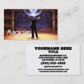 Carte De Visite Magnifique magicien (Devant / Derrière)
