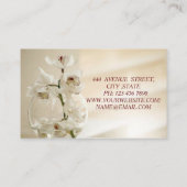 Carte De Visite Magnifique Magnifique Orchidée (Dos)