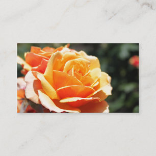 Carte De Visite Magnifique rose fleur jaune doré professionnelle