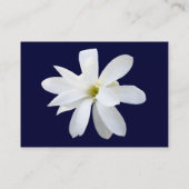 Carte De Visite Magnolia - bleu marine (Dos)