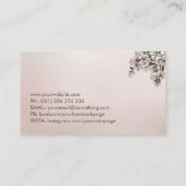 Carte De Visite Magnolia Blossom Yin Yang Tree (Dos)