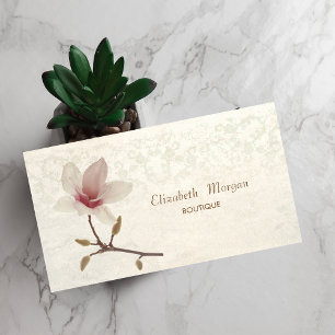 Carte De Visite Magnolia Chic Vintage , Dentelle