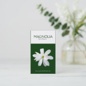 Carte De Visite Magnolia de verticale de deux tons (Debout devant)