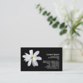 Carte De Visite Magnolia - noir (Debout devant)