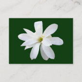 Carte De Visite Magnolia - Vert foncé (Dos)