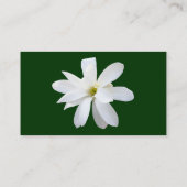 Carte De Visite Magnolia - Vert foncé (Dos)