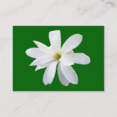 Carte De Visite Magnolia - Vert herbe (Dos)
