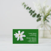 Carte De Visite Magnolia - Vert herbe (Debout devant)
