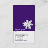 Carte De Visite Magnolia Verticale Deux Tons (330066) (Dos)