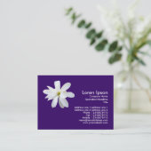Carte De Visite Magnolia - Violet foncé (Debout devant)