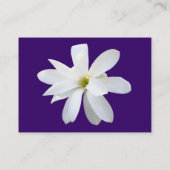 Carte De Visite Magnolia - Violet foncé (Dos)
