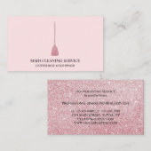 Carte De Visite Maid Cleaner ménagère ménagère ménage (Devant / Derrière)