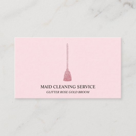 Carte De Visite Maid Cleaner ménagère ménagère ménage (Devant)