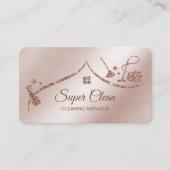 Carte De Visite Maid Cleanhouse Sparkling or rose (Devant)