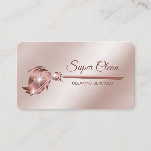 Carte De Visite Maid Cleanhouse Sparkling or rose (Devant)
