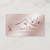 Carte De Visite Maid Cleanhouse Sparkling or rose (Devant)