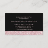 Carte De Visite Maid Cleanhouse Sparkling or rose (Dos)