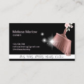 Carte De Visite Maid Cleanhouse Sparkling or rose (Dos)