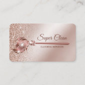 Carte De Visite Maid Cleanhouse Sparkling or rose (Devant)
