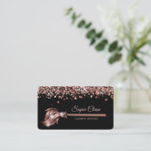 Carte De Visite Maid Cleanhouse Sparkling or rose (Debout devant)