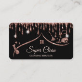 Carte De Visite Maid Cleanhouse Sparkling or rose (Devant)