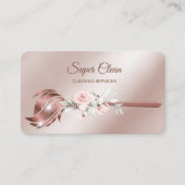 Carte De Visite Maid Cleanhouse Sparkling or rose (Devant)