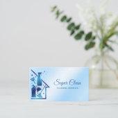 Carte De Visite Maid Cleaning House professional Cleaning Services (Debout devant)