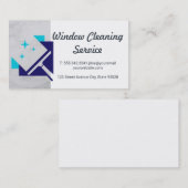 Carte De Visite Maid | Cleaning Service Cleaner | Squeegee (Devant / Derrière)