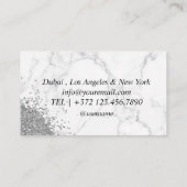 Carte De Visite Maid House Cleaning Services Rose Gold Parties sci (Dos)