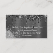 Carte De Visite Maid House Cleaning Services Rose Gold Parties sci (Dos)