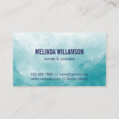 Carte De Visite Maid | Icônes de nettoyage | Services à domicile (Dos)