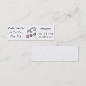 carte de visite maigre (Devant / Derrière)