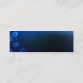 carte de visite maigre de cercle bleu (Dos)