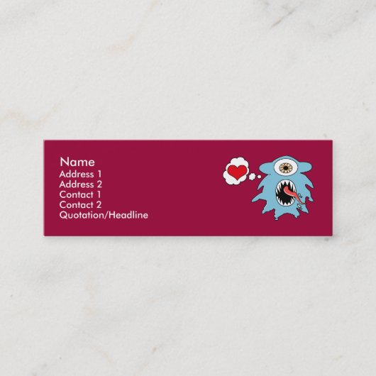 Carte de visite maigre de Jelli Luv (Devant)