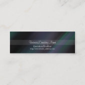 Carte de visite maigre de rotation de fleur (Dos)