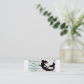 carte de visite maigre de sable et de sirène de (Debout devant)