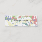 Carte de visite maigre horizontal de taches (Dos)