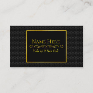 Carte De Visite Maille 3D noire