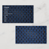 Carte De Visite Maille bleue (Devant / Derrière)