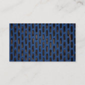 Carte De Visite Maille bleue (Dos)