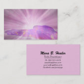 Carte De Visite Main curative de *~* rayonnant l'amour et (Devant / Derrière)