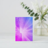 Carte De Visite Main curative d'énergie de *~* rayonnant la (Debout devant)