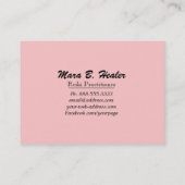 Carte De Visite Main curative d'énergie de *~* rayonnant l'amour (Dos)