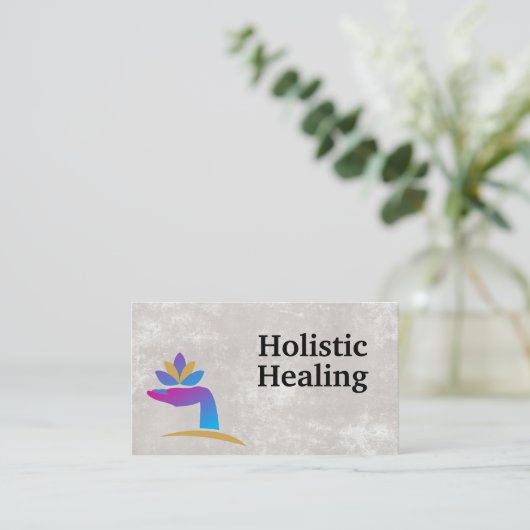 Carte De Visite Main de guérison (Debout devant)