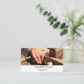 Carte De Visite Main de travail Handyman Carpenter simple (Debout devant)