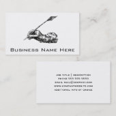 Carte De Visite Main d'écriture (Devant / Derrière)