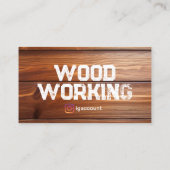 Carte De Visite Main-d'oeuvre de scierie professionnelle (Dos)