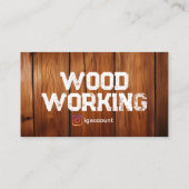 Carte De Visite Main-d'oeuvre de scierie professionnelle simple (Dos)